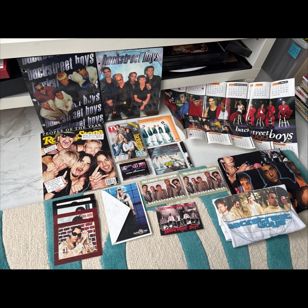 Backstreet Boys Massive Lot of Vintage 1997-2000 Merch